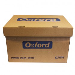 Caja para Archivo Tamaño Carta /Oficio Kraft Oxford