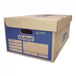 Caja para Archivo Tamaño Carta Kraft Oxford
