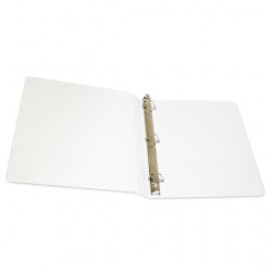 Carpeta Panóramica Oxford .5" Arillo en D Blanco