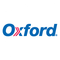 Carpeta Panóramica Oxford 1.5" Arillo en D Blanco