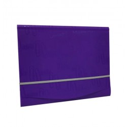 Folder Portadocumentos Polipropileno Morado Iclip Oxford