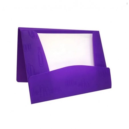 Folder Portadocumentos Polipropileno Morado Iclip Oxford