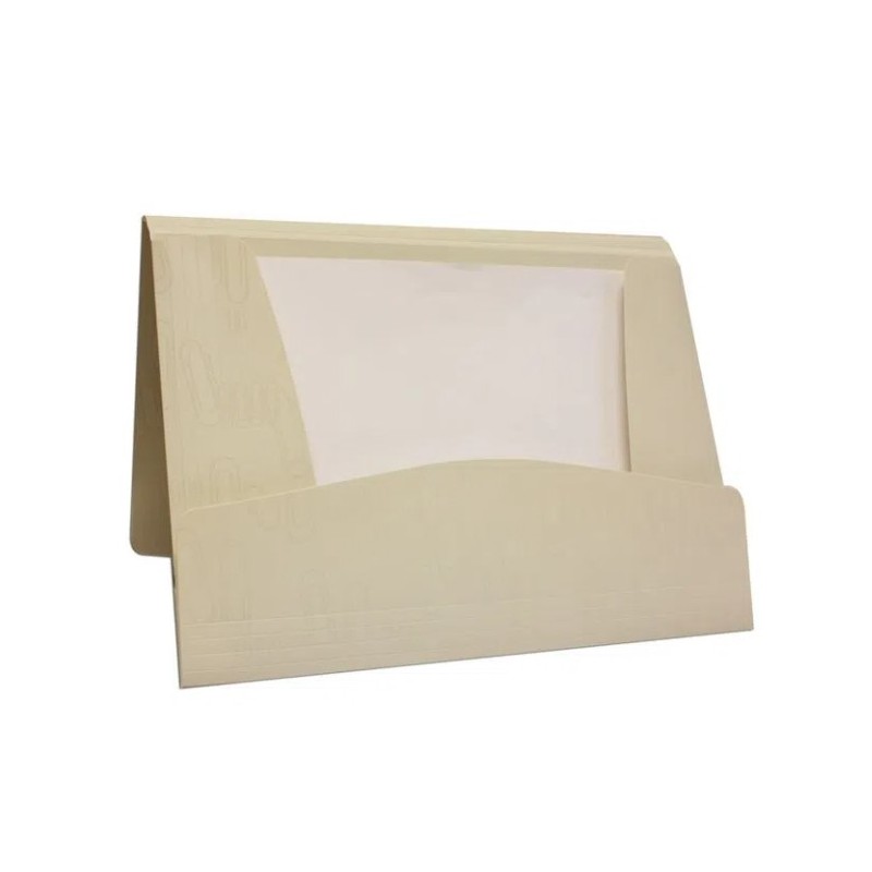 Folder Portadocumentos Polipropileno Blanco Iclip Oxford