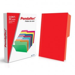 Folder Rojo Tamaño Oficio Pendaflex 50 Piezas