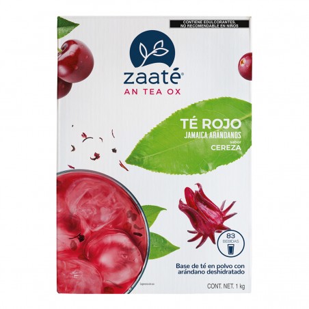 TE ROJO TIZANA ARANDANO JAMAICA SABOR CEREZA 1KG 1/1 626809