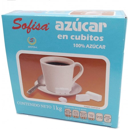 AZUCAR REFINADA EN CUBOS 1 KILO SOFISA 1/1