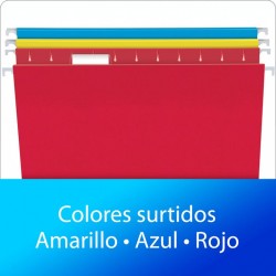 Folder Colgante Colores Tamaño Carta Pendaflex 25 Piezas