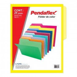 Folder Amarillo Tamaño Carta Pendaflex 25 Piezas