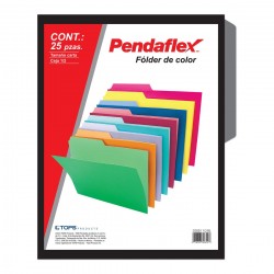 Folder Negro Tamaño Carta Pendaflex 25 Piezas