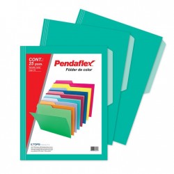 Folder Acqua Tamaño Carta Pendaflex 25 Piezas