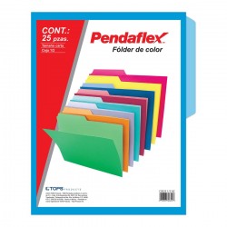 Folder Azul Intenso Tamaño Carta Pendaflex 25 Piezas
