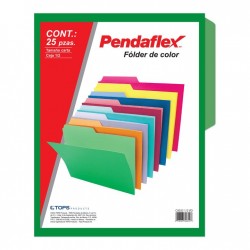 Folder Verde Tamaño Carta Pendaflex 25 Piezas