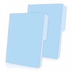 Folder Azul Tamaño Carta Oxford 100 Pzas