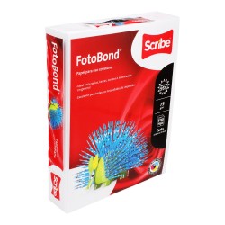 Caja de Papel Scribe Fotobond Carta 75 gr 10/500 Hojas