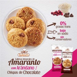 GALLETAS DE AMARANTO CON ARANDANO / CHISPAS DE CHOCOLATE TAIFELDS 608 G 1/3