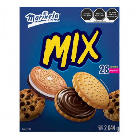 GALLETA MARINELA MIX 2.04 KG 1/28