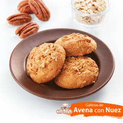 GALLETAS INTEGRALES DE AVENA CON NUEZ TAIFELDS 600 G 1/40