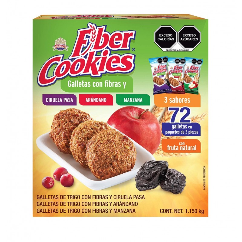 GALLETAS SURTIDAS FIBER COOKIES TAIFELDS 1.150 K 1/36