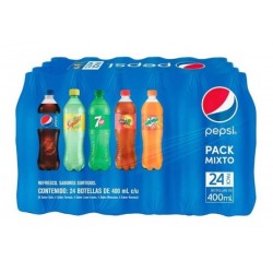 REFRESCO MIX DE PEPSI 24 BOTELLAS DE 400 ML 1/24  152549