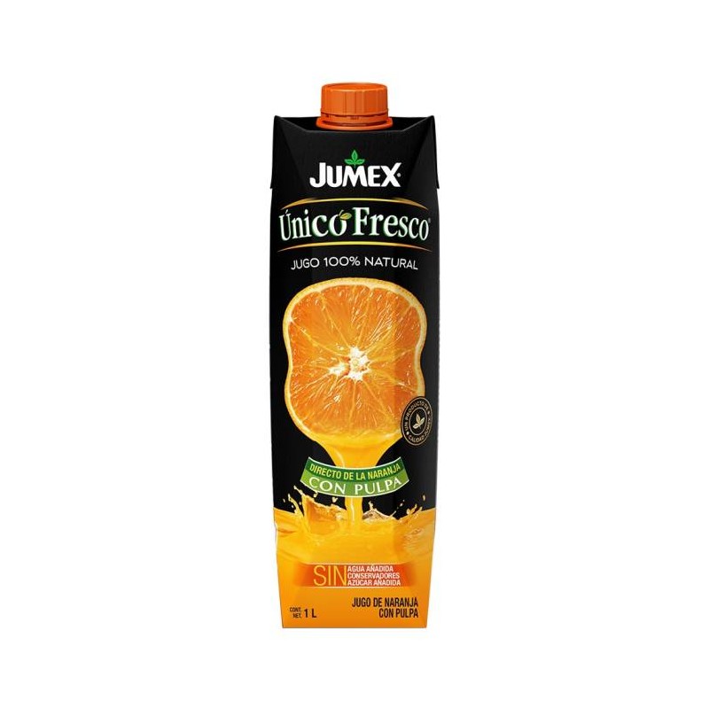 JUGO DE NARANJA UNICO FRESCO 1 LITRO JUMEX 1/6 083370