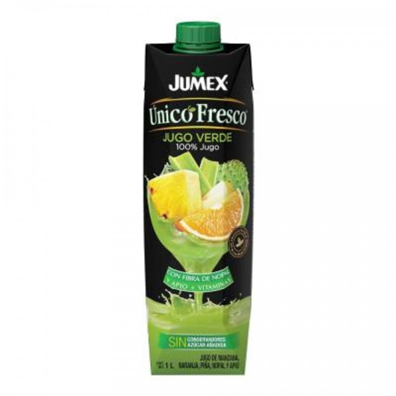 JUGO VERDE UNICO FRESCO 1 LITRO JUMEX 1/4 086248