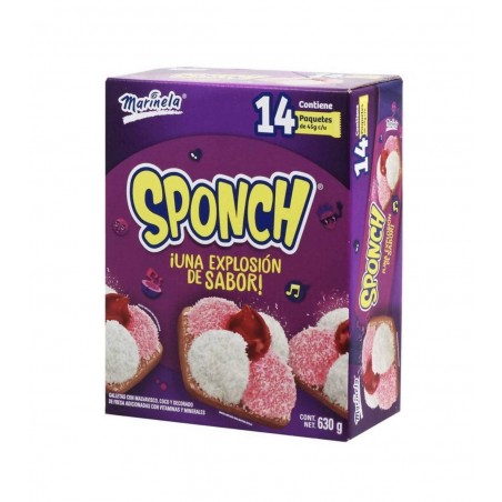 GALLETAS SPONCH MARINELA 630 G