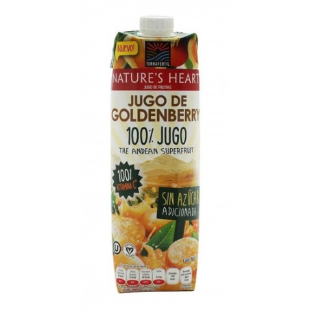 JUGO DE GOLDENBERRY 1 LITRO NATURES HEART 1/4 640156