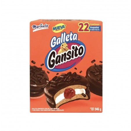 GALLETAS GANSITO MARINELA 946 G 1/22
