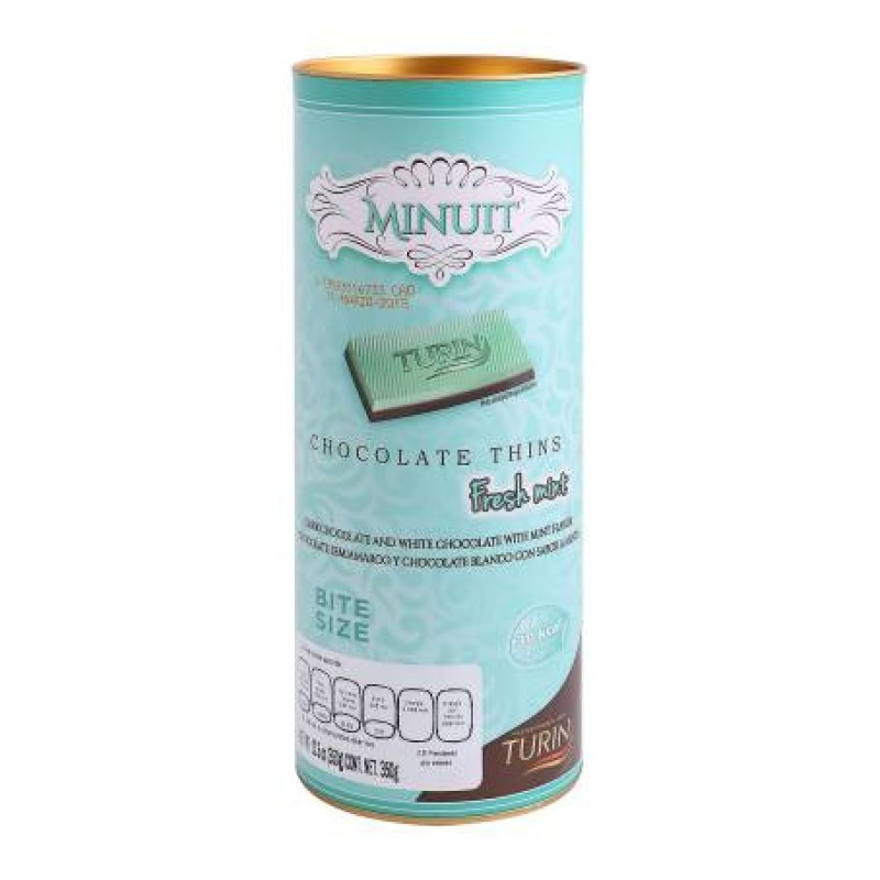 CHOCOLATES MINUIT MENTA BITE SIZE TURIN 350G 1/1 117111