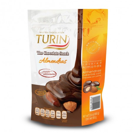 ALMENDRA CUBIERTA DE CHOCOLATE TURIN 650G 1/1 127895