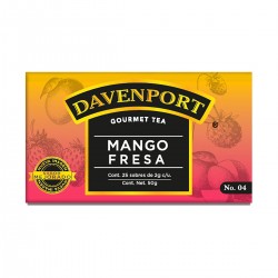 Té de Mango y Fresa Caja 25 Piezas Davenport 1/25