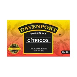 Té de Citricos Caja 25 Piezas Davenport 1/25