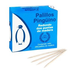 PAILLOS DE MADERA REDONDEADOS PINGUINO 15/250 002022