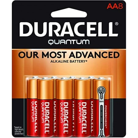 PILAS ALCALINAS AA 8 PZAS + AAA 4 PZAS DURACELL QUANTUM  1/12 151421