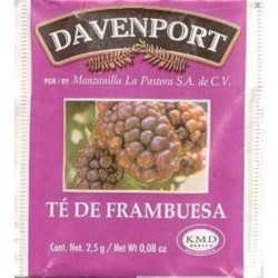 Té de Frambuesa Caja 25 Piezas Davenport 1/25