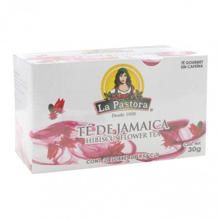 Té de Jamaica Caja 20 Piezas La Pastora 1/20