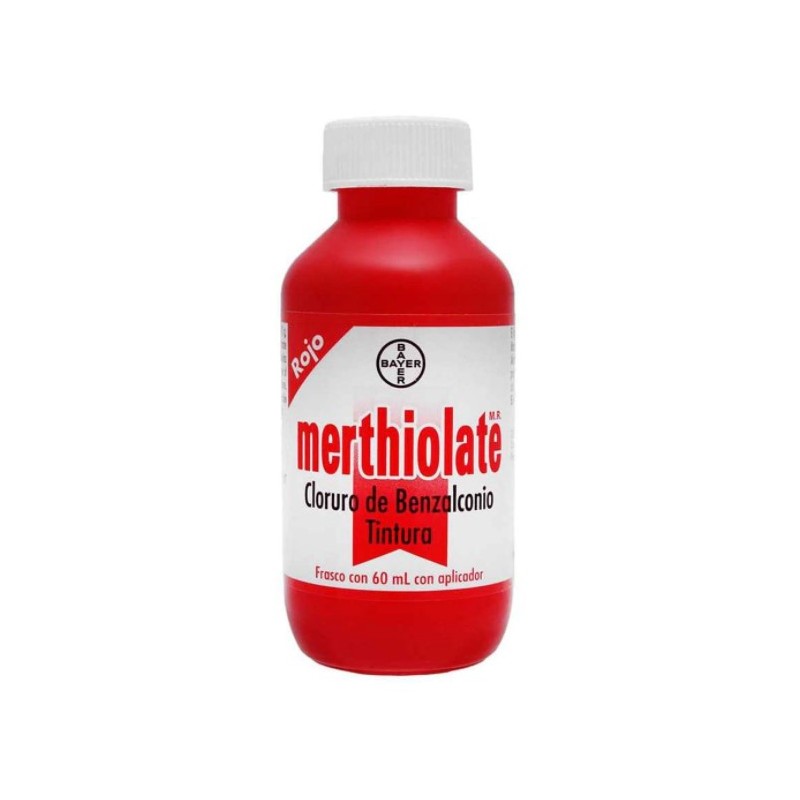 Merthiolate Rojo Antiséptico 60 Ml