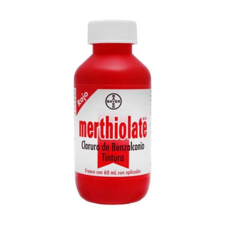 Merthiolate Rojo Antiséptico 60 Ml