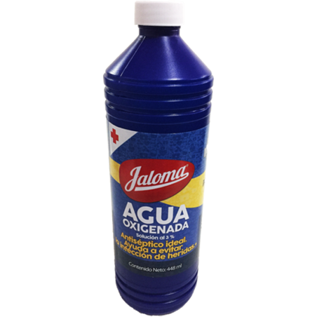 Agua Oxigenada Jaloma Solución 448 Ml
