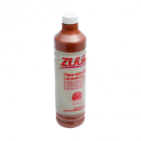 Agua Oxigenada Zuum Solución con Dosificador 420 Ml