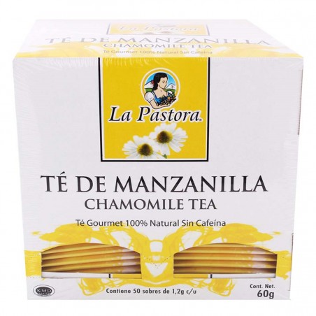 Té de Manzanilla Caja 50 Piezas La Pastora 1/50