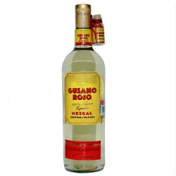 Mezcal Joven Clasico Gusano Rojo 750 Ml 1/1 27402