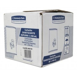 SANITIZANTE EN ESPUMA BASE ALCOHOL KIMBERLY CLARK 4/1100 92509