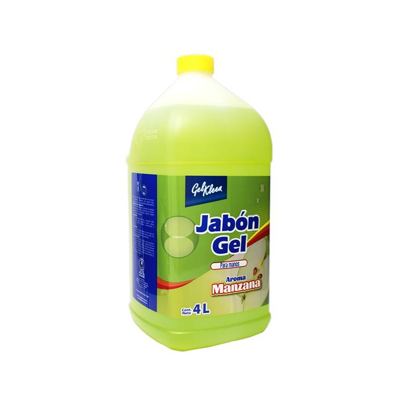 JABON GEL PARA MANOS MANZANA 1/4L 003003