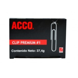 Clips Acco Premium No1. De 32 mm 1/100 pzas 16270