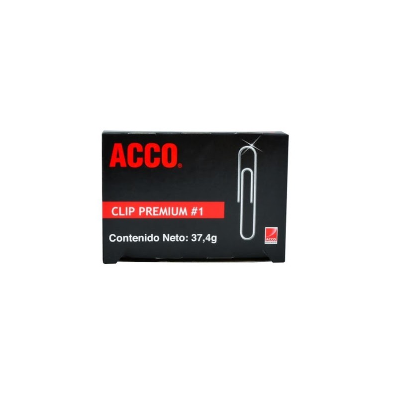 Clips Acco Premium No1. De 32 mm 1/100 pzas 16270