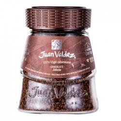 Café Soluble Liofilizado Sabor Chocolate Colombiano Juan Valdez 95 g