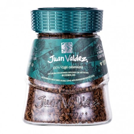 Café  Descafeinado Soluble Liofilizado Colombiano Juan Valdez 190 g