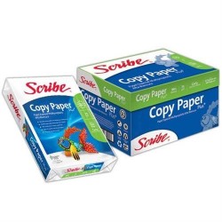 Caja de Papel Scribe Copy Paper Oficio Blanco 75 gr 10/500 Hojas c/u 60383