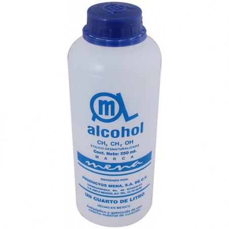 Alcohol Desnaturalizado Mena 70° GL 500 Ml